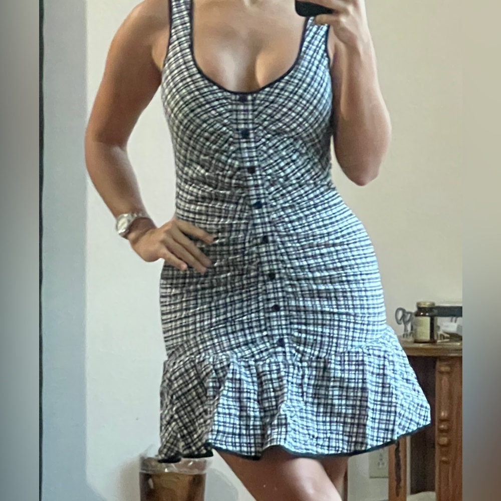 Plaid Sleeveless Dress Parker 2